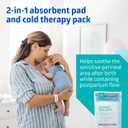 3 x Medline Premium Perineal Cold Packs for Postpartum Care with Adhesive Strip (24 Count) Each Absorbent Pad is 4.5" x 14.25" Perfect for your After Delivery Postpartum Essentials Kit