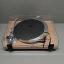 Turntables Record Players Wireless Output Carbon Fiber Tonearm Aluminium Platter Belt-Drive LP Turn Tables Audio Phono RCA Line Out AT-3600L MM Cartridge Vintage Retro Pale Wood Walnut