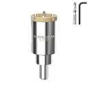 Mollom 1-1/8" (29mm) Diamond Hole Saw with 2Pcs Removable Pilot Drill Bit Smooth Cutting for Porcelain Tiles,Glass,Ceramic,Marble,Fiberglass,etc