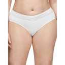 Warner's Women's Blissful Benefits Dig-Free Comfort Waist with Lace Cotton Hipster 3-Pack Ru2263w
