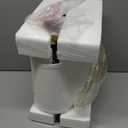 Oneach Modern Gold Brass Table Lamp Set of 2 for Bedroom Living Room 19.5'' Traditional Bedside Desk Nightstand Buffet Candlestick Samll Lamps with White Drum Shade