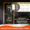 Fiberglass Magnetic Screen Door Fit Door Size 32 x 78 in- Heavy Duty Fiberglass Screen Door Mesh for Interior Door, Patio and Sliding Doors - Door Screen Magnetic Closure Let Fresh Air in