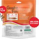 Good n Fun Triple Flavor Ribs Chews for All Dogs, 12 Ounces, Treat Your Dog to Long-Lasting Chews Made with Beef Hide, Chicken and Pork Hide