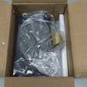 6 Pack Metal Christmas Stocking Holders for Mantle Heavy Duty Stocking Hangers Stocking Hook Christmas Ornaments for Counter Tables Window Fireplace Mantle Decoration (Black)