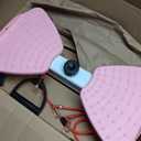 Flexforge Pilates Twister Waist Twisting Machine with Resistance Bands 360 Non-Slip Ab Board Silent Core Trainer for Belly Fat Loss & Leg Toning 250lbs Capacity Home Gym Equipment for Women/Men (Pink)