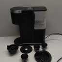 SHARDOR 3 in 1 Single Serve Coffee Maker for K Cup & Ground Coffee & Teas, Pod Coffee machine, 614oz Brew Sizes, 40oz Detachable Water Reservoir, Descale Settings, Black