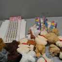 Niceup Only12PCS Adopt a Puppy Party Favors Kids Mini Plush Dog Non-candy Easter Basket Stuffers Bulk Stuffed Animals Dog Paw Adoption Pet Doll Toys Birthday Party Goodie Bag Fillers Classroom Reward Gift