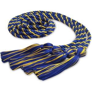 Endea Graduation Double Honor Cord Two-Color (Royal Blue/Gold)