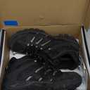 Men's Waterproof Slip Resistant Hiking Boots Outdoor Trail Trekking Camping Casual Walking Hunting Shoes mountaineering backpacking Travel Mid Ankle Lace up (10.5, Matte Black)