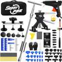 Super PDR Car Dent Repair Kit  Dent Remover Tool for Car with Dent Lifter &Slide Hammer Dent Puller &Bridge Puller Glue Gun and Suction Cup for Car Body Repair, Appliance Dent or Hail Damage (Without LED Board-1)