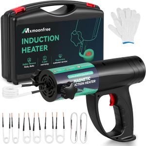 Induction Heater Bolt Removal, 1500W Induction Bolt Heater Tool with 8 Coil and Rugged Carrier Case to Safely Remove Nuts, Bolts, Screw