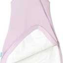 PurComfy Supersoft Sleep Sack 1.0 TOG, Premium Bamboo Viscose Baby Sleeping Bag, 2-Way Safe Zipper Sleep Sacks 15-24 Months (Lilac)