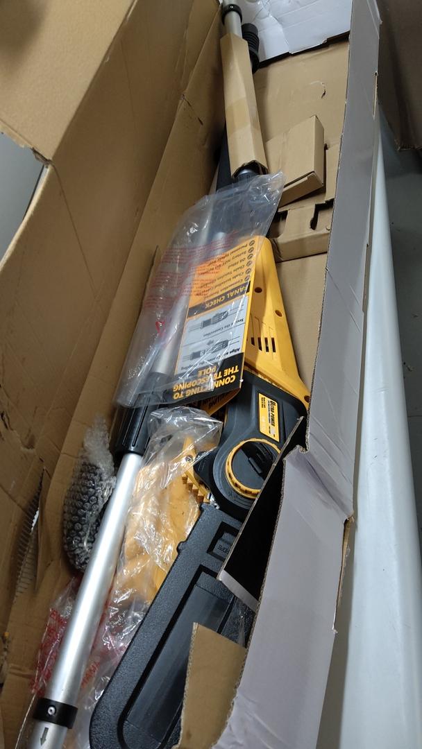 Amazon.com : Cordless Pole Saw, Compatible with Dewalt 20V Max Batteries, 8 Inch Low Kick-Back Bar and Chain, Extension Pole for Up to 15 FT Reach, Auto Lubrication System, Tool Only-Battery & Charger not included : Patio, Lawn & Garden