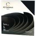 Cardstock 12x12 Scrapbook Paper Pack - Textured Heavy Duty Black Paper for Die Cutting, Card Making, Crafts - 60 Square Sheets, 80lb (216gsm), Solid Core