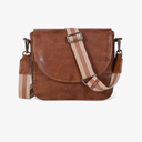 Genuine Leather Shoulder Crossbody Purse For Women with Adjustable Strap, Mobile Pocket & Outside & Inside Zipper