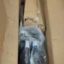 Drive Medical Blue Streak Lightweight Wheelchair - Portable Folding Mobility Aid - Swing-Away Footrests - Desk Arms - Durable Steel Frame - Easy Transport & Storage - 18-Inch Seat