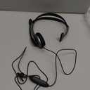 Panasonic Comfort Fit Headset for TCA Series Cordless Landline Phones, Foldable Headset with Flexible Noise-Cancelling Microphone and Volume Control, 2.5 mm Plug, Grey/ Silver KX-TCA430