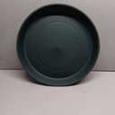 The HC Companies Round Prima Flower Pot Saucers - Plastic Plant Saucer for Outdoors & Indoors - Traditional Plant Pot Trays for Water Drainage -Durable Plant Tray (17.5-inch Evergreen, Pack of 1)