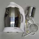 Tribest Soyabella SB-130 Deluxe Automatic Nut Milk Maker & Soy Milk Maker Machine, White/Stainless Steel (Large)