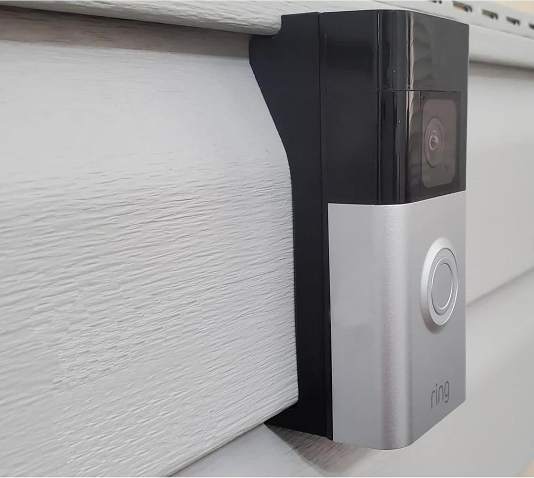 Dutch Lap 4.5 Siding Mounting Bracket Wedge Compatible with Ring Battery Doorbell (Newest Model) & Ring 2nd Gen 3D. Printed UV Resistant