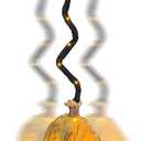 DR.DUDU 35" Animated Witches Broom Halloween Decor Magic Witch Broomstick | Moving, Sound/Touch Activated, Light up, Spooky Sounds, Dancing, for Indoor & Outdoor Porch Room, Halloween Party Decorations