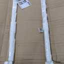 2 Pcs 7 x 64 Inch Entry Door Frame Only Replacement Kit for 1" Glass (Glass Not Included), 1 Lite Exterior Front Door Window Frame Replacement (Rectangle)