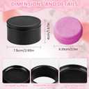 2.5inch Round Soap Shampoo Bar Mold, 3D Plastic Solid Bath Bomb Shower Steamer Press Molds for Making Shampoo Bars, Shower Steamers, Soaps, Bath Bombs, DIY Making Supplies (Round)