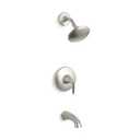 Kohler TS45104-4-BN Rite-Temp® Bath & Shower Valve Trim with Lever Handle, Spout & 2.5 Gpm Showerhead