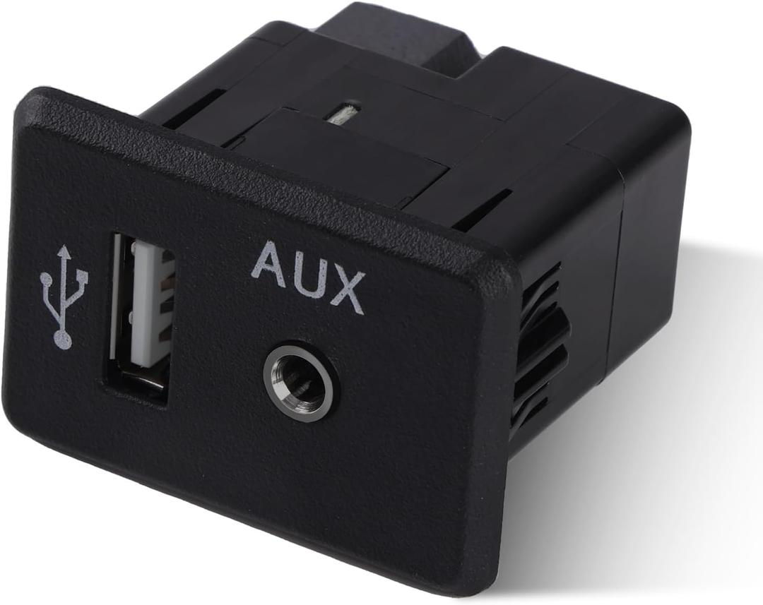 AUX USB Jack Port 28023-9HT0A Compatible with Nissan Altima 2015-2018 & Murano 2015-2019 Audio Input Adapter for Center Console