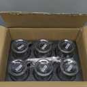 Mfacoy Glass Coffee Mugs Set of 6, Clear Large Coffee Mug 15 Oz With Handles for Hot Beverages, Clear Mugs for Tea, Cappuccino, Latte, Espresso Coffee, Juice, Glass Coffee Cups