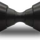 4" Boat Trailer Bow Bell Roller Assembly with 1/2" Shaft fits 4" Bracket, Polyurethane