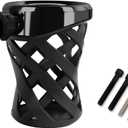 Universal Motorcycle Cup Holder for Harley Davidson Touring Road King, Dyna, Road Glide Limited, Fat Boy, Street Glide, Sportster XL883 1200, Electra Glide, Honda Goldwing GL1800 (5.3-inch)