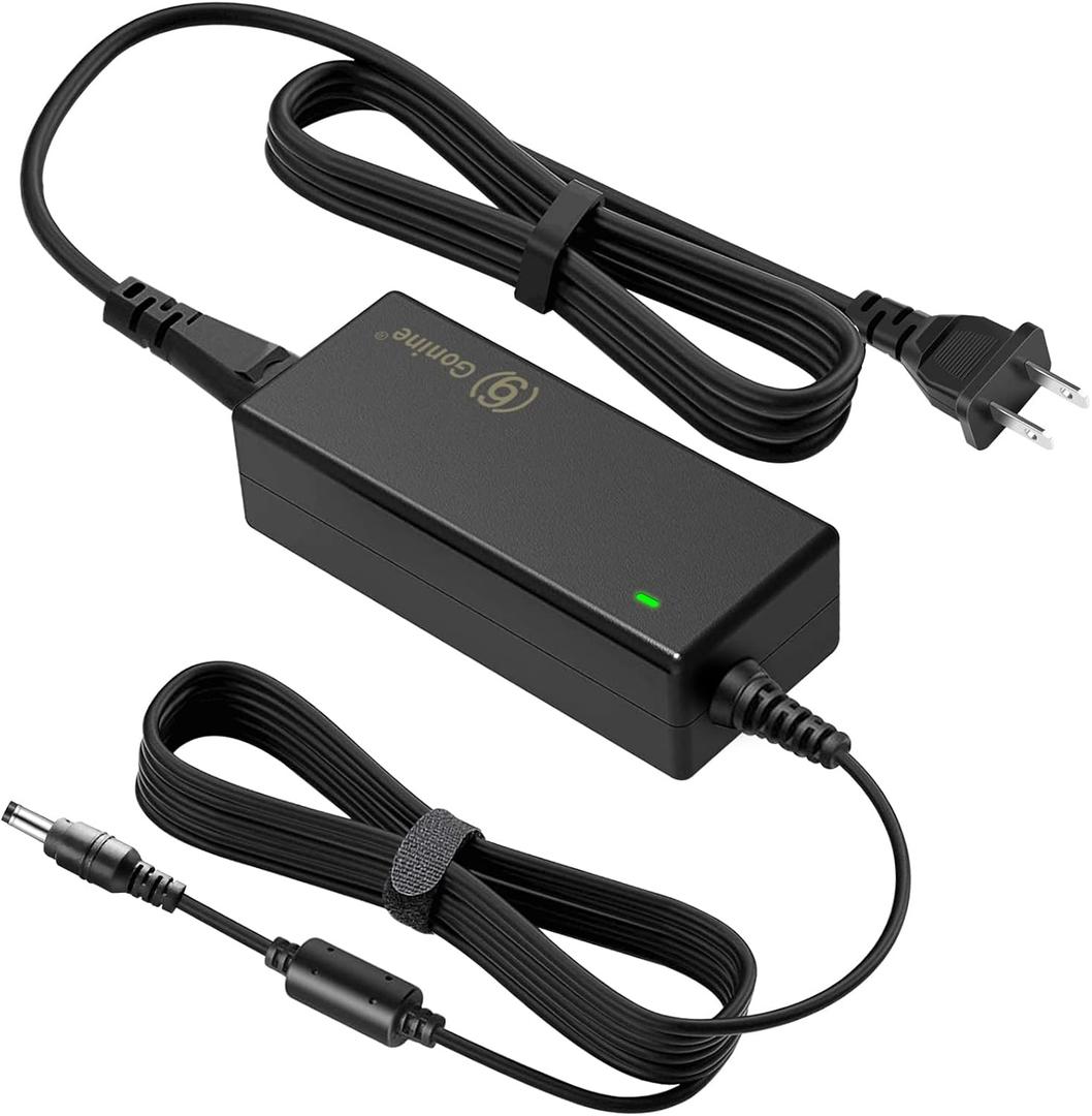12V 5A Monitor Power Supply Cord, AC 100-240V to DC 12V 5A 60W Power Adapter, Compatible with 12Volt AOC Monitors 16 20 22 23 24 27 inch and Dell 22 23 24 27 inch, Replacement AC/DC Adapter.