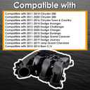 05184693AE 68621090AA Intake Manifold Compatible with 2011-2020 Dodge RAM Chrysler 3.6L V6 Vehicles - 200 300 Grand Cherokee Journey Grand Caravan Town & Country Avenger