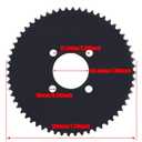 60 Tooth #35 Rear Sprocket Compatible with Mini Bike Go Kart Trike Predator 79cc 212cc 420cc ATV Quad
