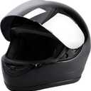 TCMT Full Face Motorcycle Helmet for Adults Men Women, Lightweight Polycarbonate Street Bike Dirt Bike Helmet with Anti-Scratch Mirror Shield and Removable Liner, DOT Approved. XL Size