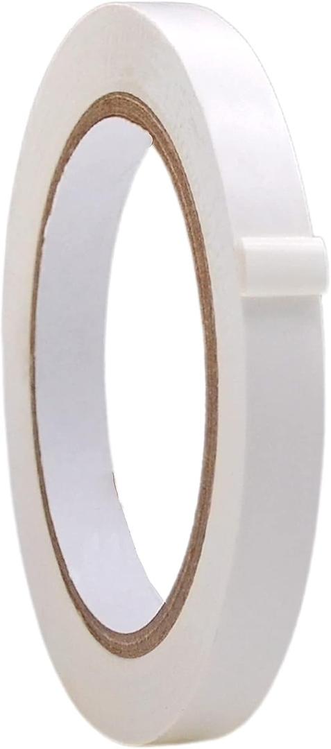 WOD VTC365 White Vinyl Pinstriping Tape, 1/2 inch x 36 yds. for School Gym Marking Floor, Crafting, & Stripping Arcade1Up, Vehicles and More