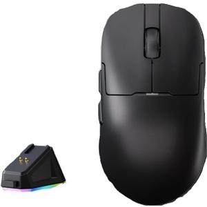 AJ159 AJ159PRO Mouse with RGB Magnetic Charging Dock(AJ159P-Black)