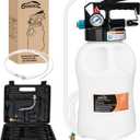 GOOACC Transmission Fluid Pump Kit 10L Automotive Pneumatic Oil Fluid Extractor ATF Refill Dispenser Transfer Pump with 15 ATF Filler Adapters 2.6 Gal 2 Way Vacuum Fluid Evacuator Oil Change Tool Set