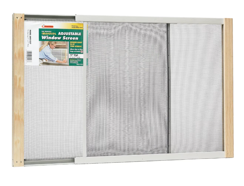 Frost King AWS1537SP WB Marvin Adjustable Window Screen, Natural