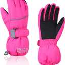 American Trends Kids Waterproof Winter Gloves Warm Snow Gloves Boys Girls Ski Gloves Toddler Mittens Windproof