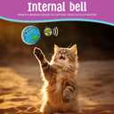 SPOT Lattice Balls Cat Toys - Durable, Fun Balls with Bells Perfect for Swatting and Batting, Colorful Toys to Entertain Indoor Cats and Kittens, - 1.5 inch, 4 pcs