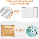 Lifewit Utensil Organizer for Kitchen Drawers, Expandable Cooking Utensil Tray, Adjustable Cutlery Silverware Flatware Holder, Plastic Spatula Tools Storage Divider, 13-22 x 15", White