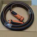 Giraffe Tools Garden Hose 5/8", Water Hose Heavy Duty, Flexible, Lightweight Hybrid Hose with Swivel Handle, 10ft Male to Female Fittings, Burst 600 PSI, Short Leader Hose