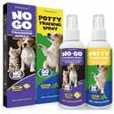Potty Training Spray for Dogs, Puppy Potty Training Spray, Includes Here Potty & Not Here Training Spray, Puppy Pee Spray, Helps Dogs Develop Proper Potty Habitss, 3.38 Fl Oz (Pack of 2).