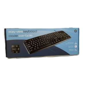 Easy-view Keyboard Clavier Vue-Facile