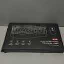 Wireless Keyboard and Mouse Combo, EDJO 2.4G Full Size Wave Keys Ergonomic Keyboard with Wrist Rest and 3Level DPI Adjustable Wireless Ergonomic Mouse for Windows, Mac OS Desktop/Laptop/PC(Black)