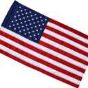 2.5x4 Ft American Flag (Pole Sleeve Flag) | 100% Made in USA | 2.5'x4' US Flag in Heavy Duty Outdoor Nylon - UV Fade Resistant - Embroidered Stars, Sewn Stripes 2" Pole Hem