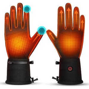 Heated Gloves Liners for Men Women Rechargeable Electric Gloves | Touchscreen, Lightweight, Dexterity, Slim Fit, Small Hands, Arthritis, Raynauds, Driving, Running, L