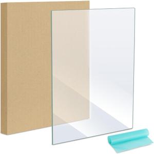 Refrigerator Crisper Glass Shelf Replacement 240350608 AP2115928 Compatible with Fri-gidaire Ken-more Cro-sley Refrigerator Crisper Shelf Insert - 24" x 15.5" x 1/8" in Tempered Glass by Fetechmate